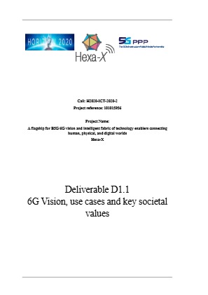 Project Result Preview - Deliverable D1.1 6G Vision, use cases and key societal values