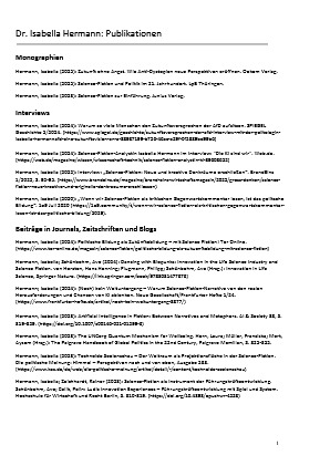 Project Result Preview - Publications