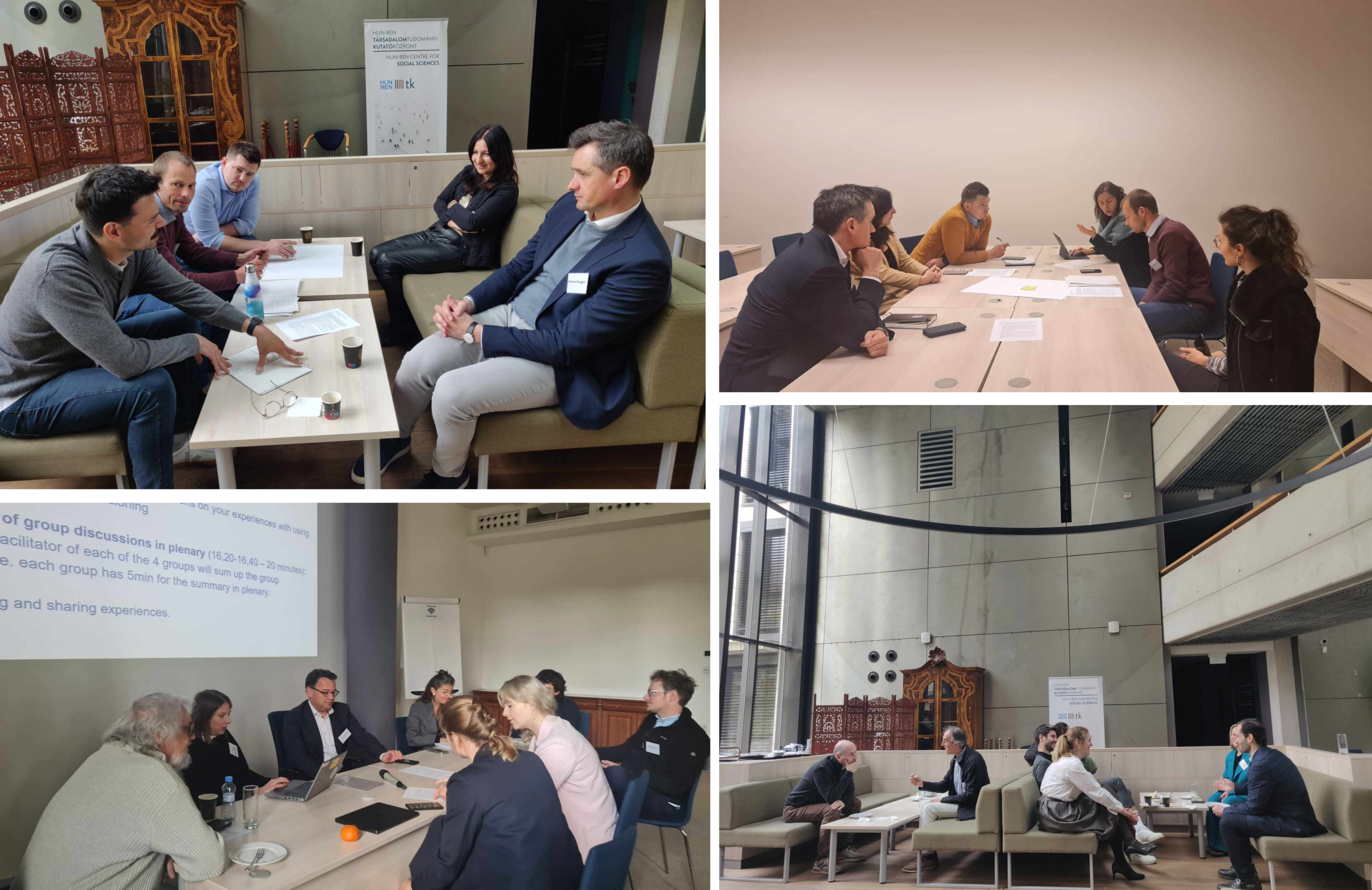 Interactive sessions - working groups