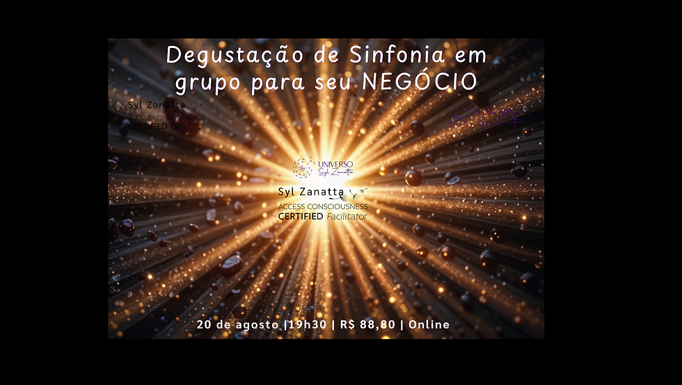 Degustação de Sinfonia em grupo para seu NEGÓCIO