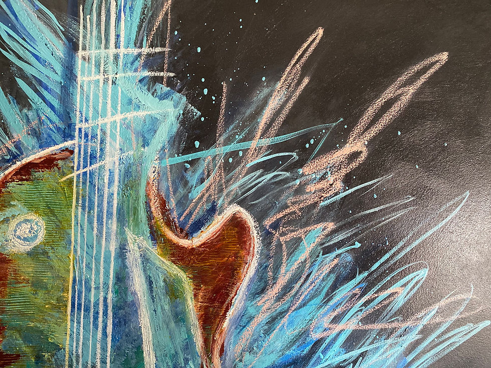Painting 1959 Gibson Les Paul Standard The Age Of Man by TSITRA444