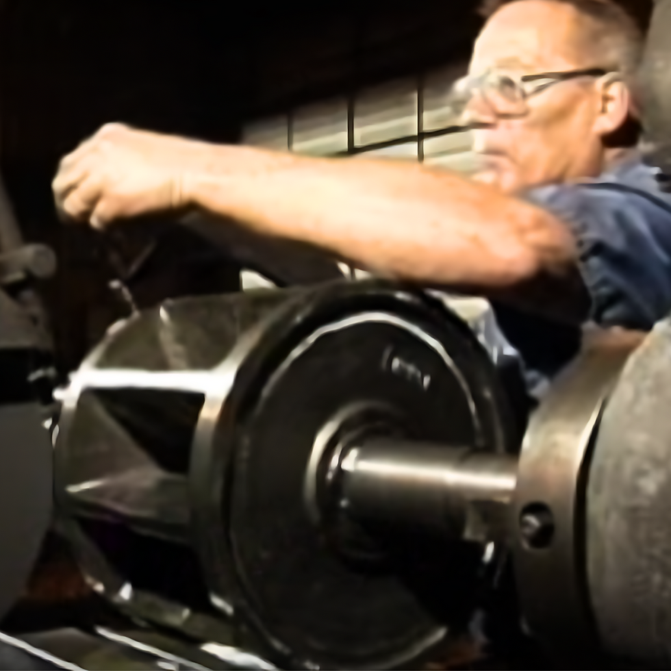 Maintenance man working on Delta Ducon Valve