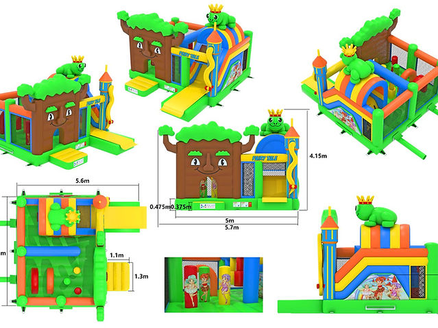 afmetingen springkasteel