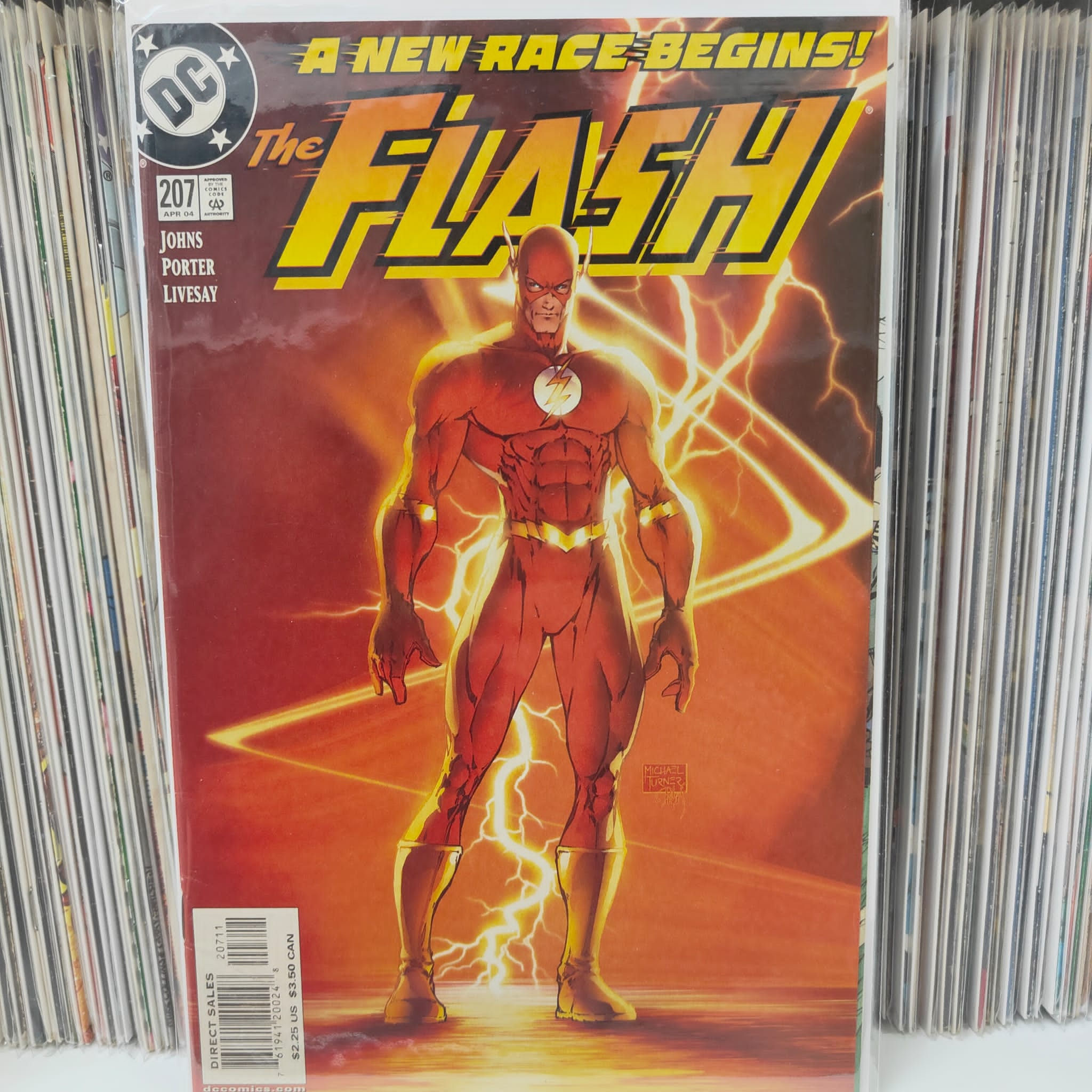 Flash #207, Michael Turner Cover Art