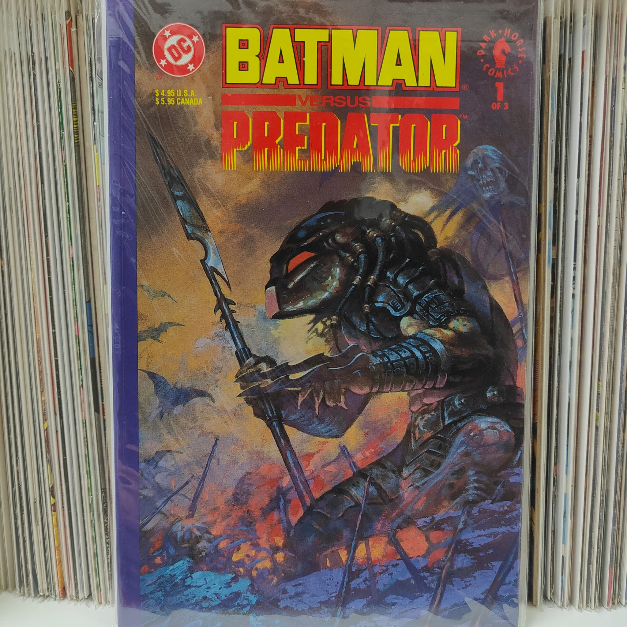 Set Of Batman Vs Predator #1-3 1991