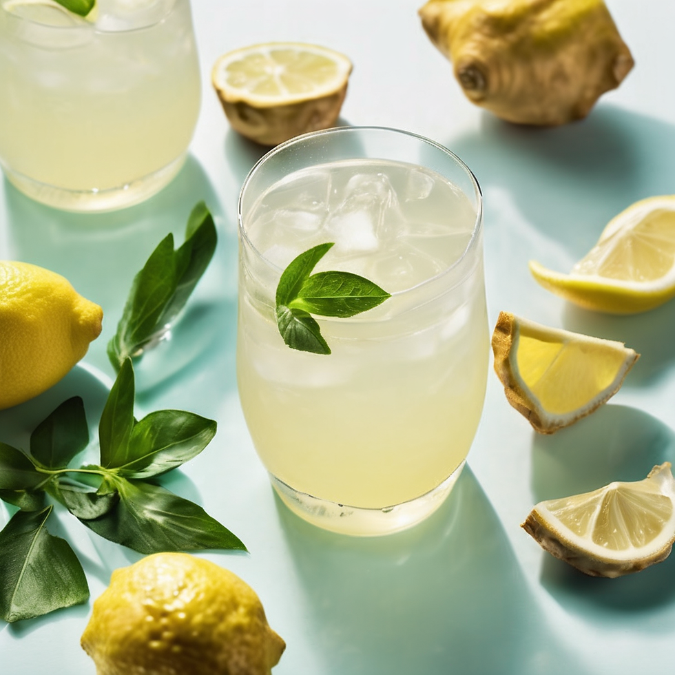 Good for you, better for the planet—an elegant alcohol-free mocktail with Little Hampton Sparkling Spring Water.