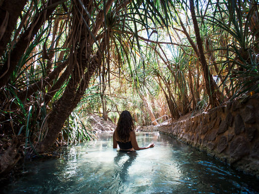 Pristine Australian spring water flowing through rocks in Victoria’s Hepburn Region, symbolising purity and freshness.
