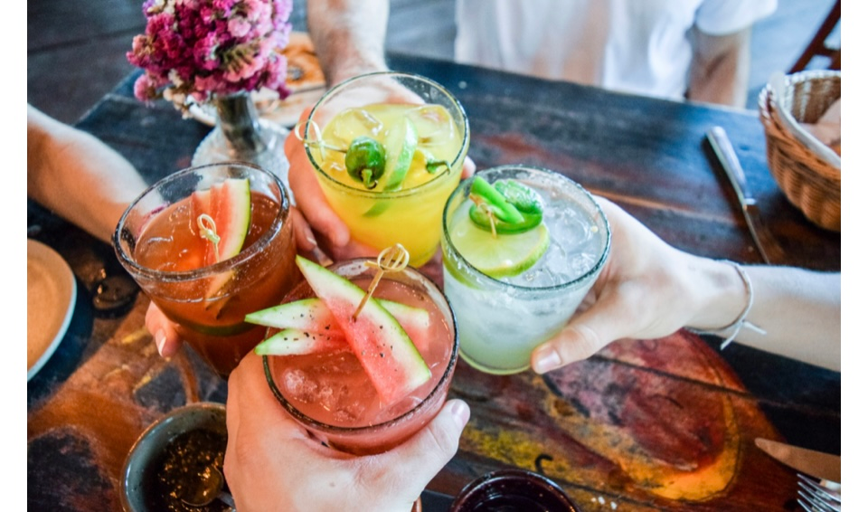 Calories in alcohol chart what has the least & most?