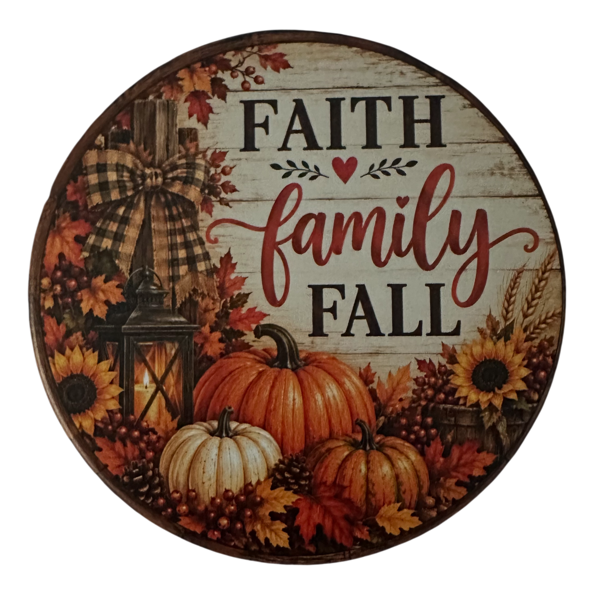 Fall ceramic coaster