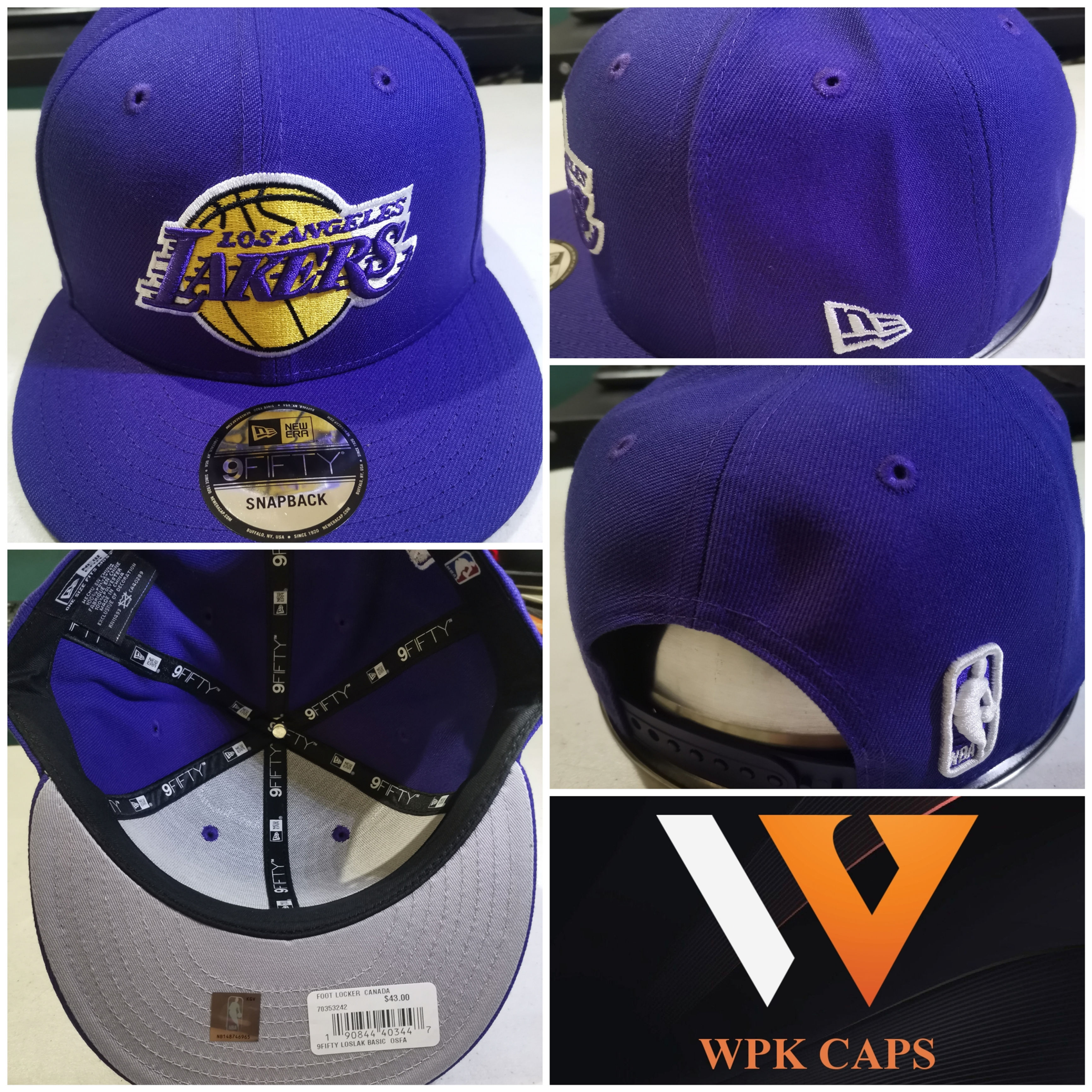 New Era LA Lakers Purple