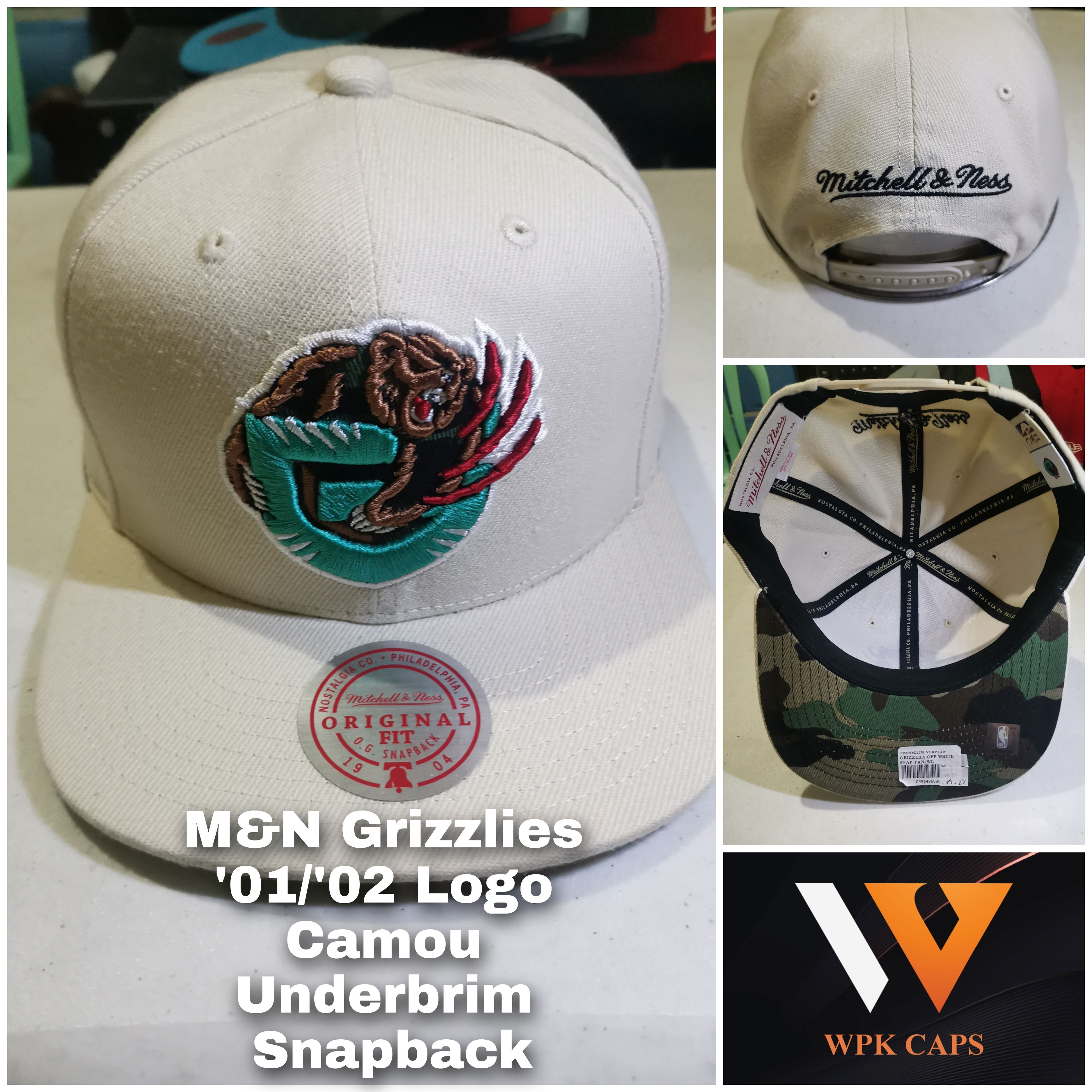 Mitchell & Ness Grizzlies Camou Underbrim