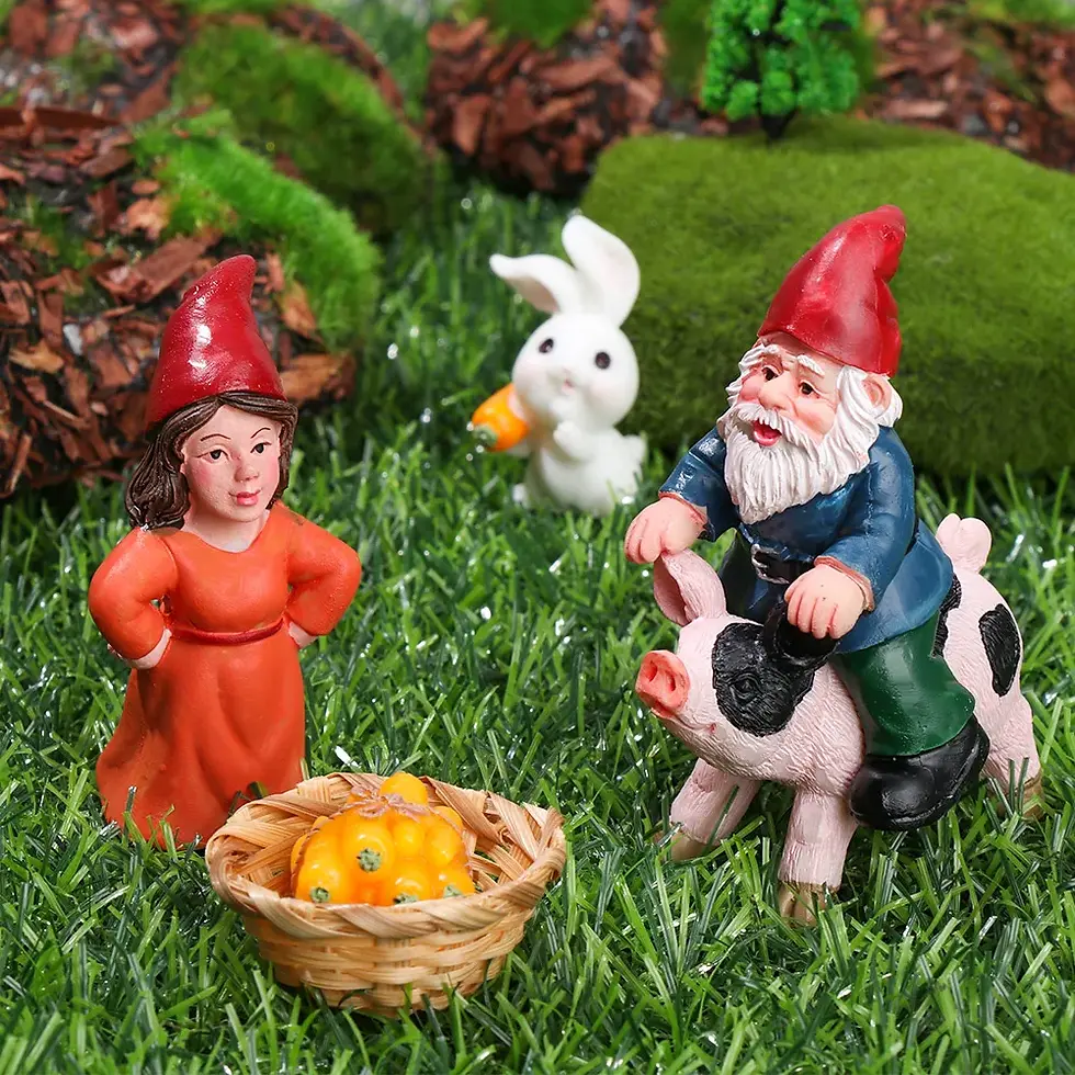 Thumbnail: Fairy Garden Gnome – Moss-Covered Mischief