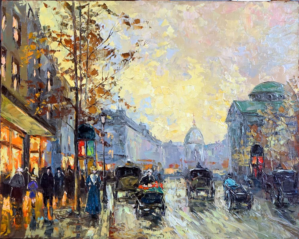 Нина Панюкова Ул. Лубянка. х. м., 40х50