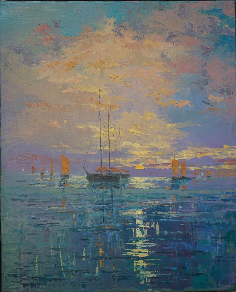 Александр Панюков Солнечные блики. 40х32, холст, масло