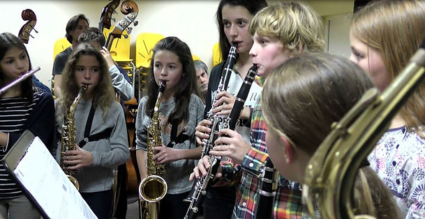 Lior Paz anime une classe d'improvisation avec les élèves du Conservatoire de Vence 2016 - © David Rivière