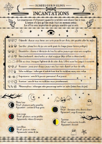 Miniature : Parchemin des incantations