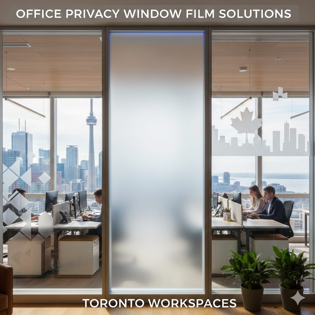 Office Privacy Window Film Solutions for Toronto Workspaces