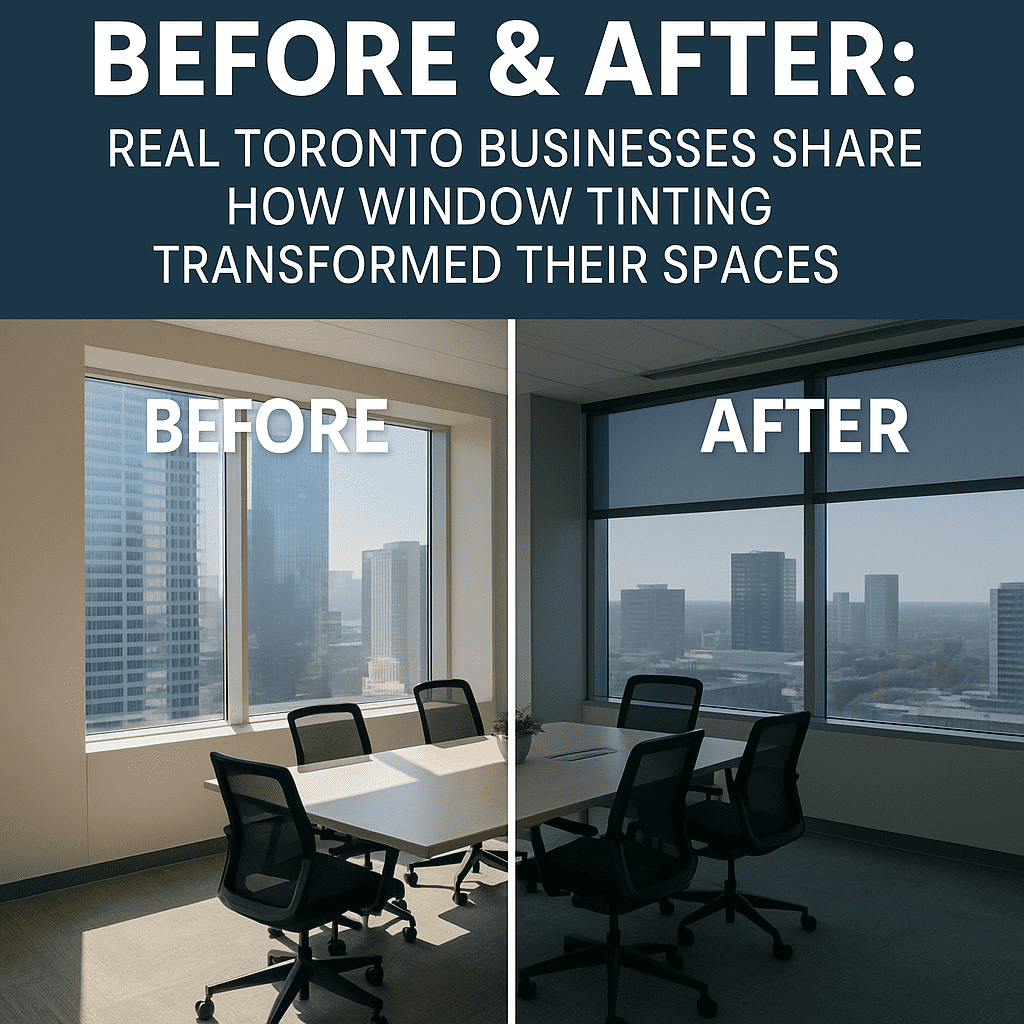 Before & After: Real Toronto Businesses Share How Window Tinting Transformed Their Spaces