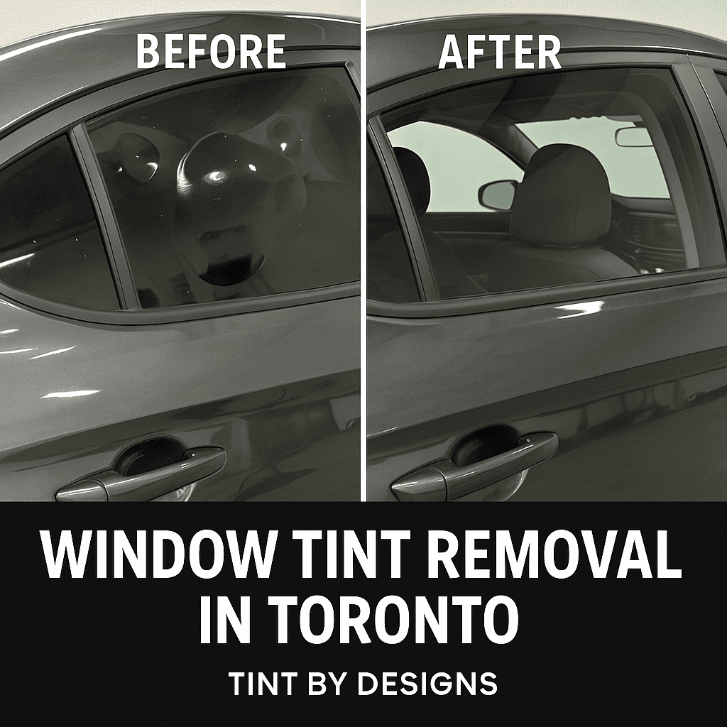 How to Remove Car Window Tint in Toronto
