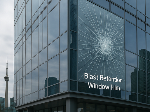 How Blast Retention Window Films Enhance Safety for Toronto Commercial Buildings