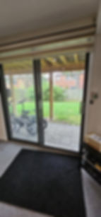 One-way privacy window film installed on Toronto home – reflective exterior finish