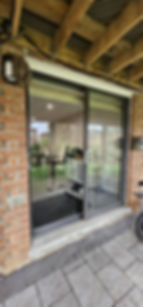 One-way privacy window film installed on Toronto home – reflective exterior finish