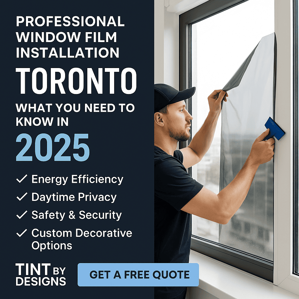 Professional Window Film Installation in Toronto: What You Need to Know in 2025
