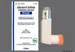 Nationwide Recall of Cipla Albuterol Aerosol Inhalers