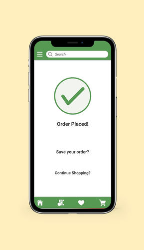 Order Placed Screen
