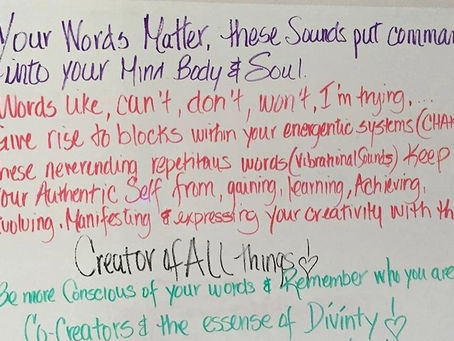 Words are commands