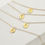 Thumbnail: Bijoux Alphabet Necklace