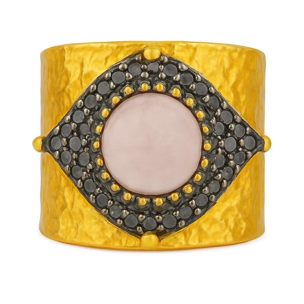 Tashi ring in pink
