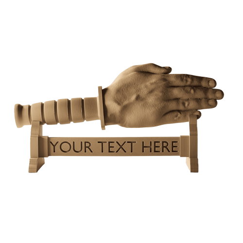 13.5" Non Bladed Knife Hand The Knife Hand Co.