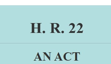 image of HR22 a House act