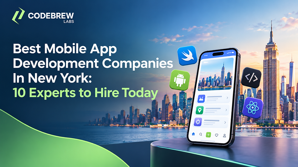 Best Mobile App Development Companies in New York: 10 Experts to Hire Today