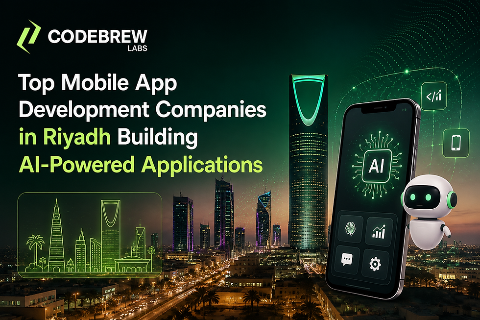 Top Mobile App Development Companies in Riyadh Building AI-Powered Applications