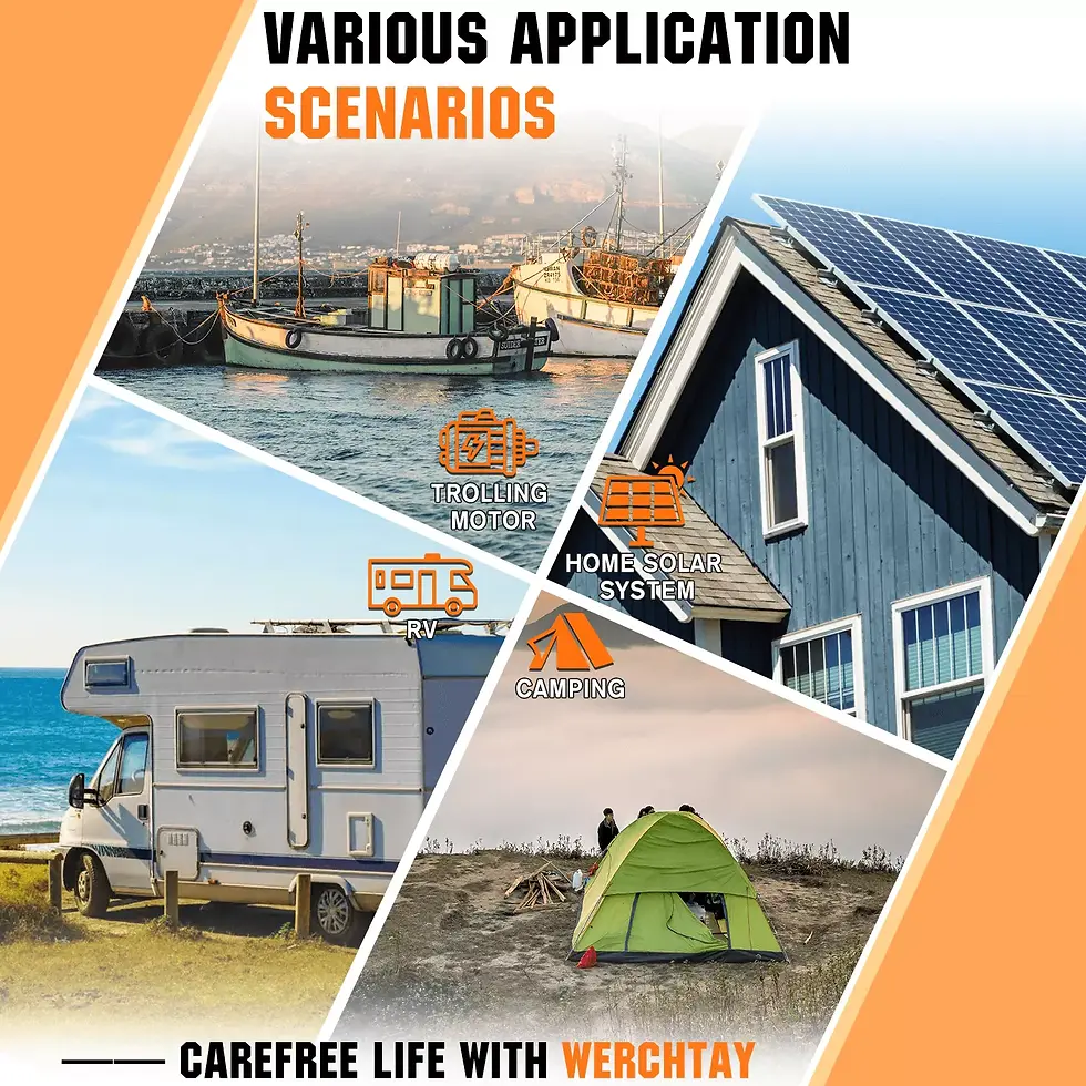 Thumbnail: 12.8V 2560Wh/200Ah LiFePO4 Battery with Bluetooth Module