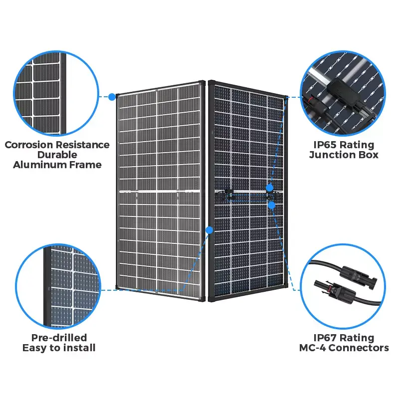 Thumbnail: 1200W (200w*6) Bifacial Solar Panel