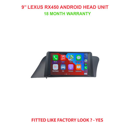Lexus RX450 2009 2014 9 inch Wireless Apple CarPlay USB Android Auto