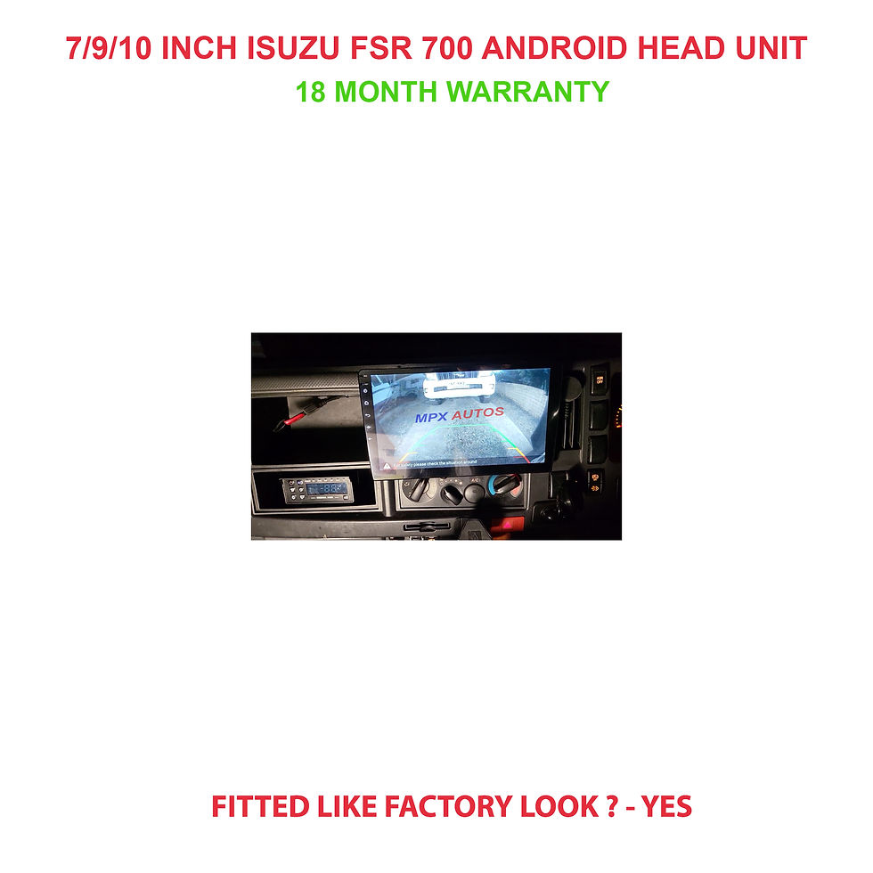 7/9/10 inch isuzu fsr 700 head unit wireless apple carplay