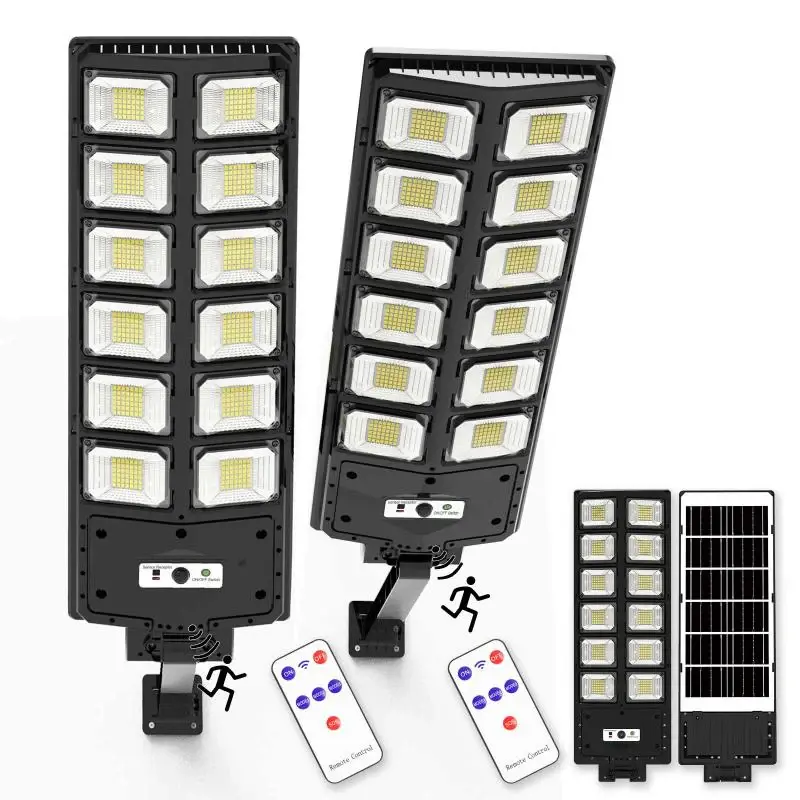 Solar Street Light LED Outdoor Dusk to Dawn Road Area Lamp