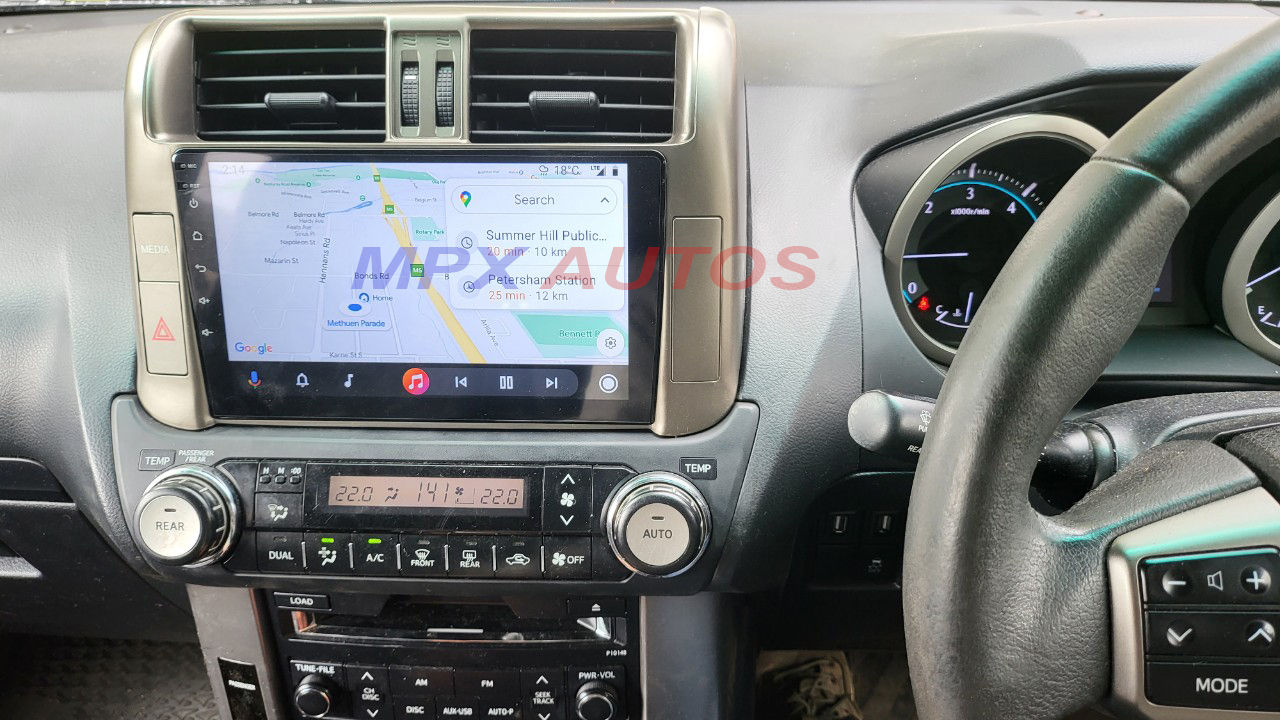 9 inch toyota prado altitude vx kakadu 150 series 2009-2013 head unit wireless apple carplay