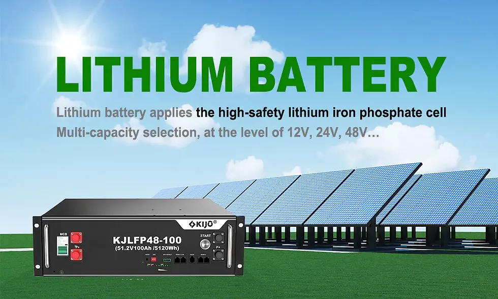 Thumbnail: KIJO LFP48-100 Lithium Iron Phosphate Battery for Sale