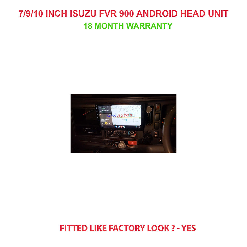 7/9/10 inch isuzu fvr 900 head unit wireless apple carplay