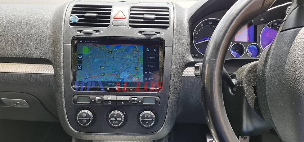 Thumbnail: 9 inch volkswagen golf mk5 mk6 head unit wireless apple carplay
