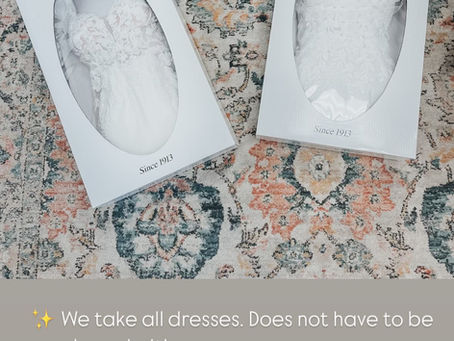 What we have learned about cleaning and preserving dresses for the past 22 years.