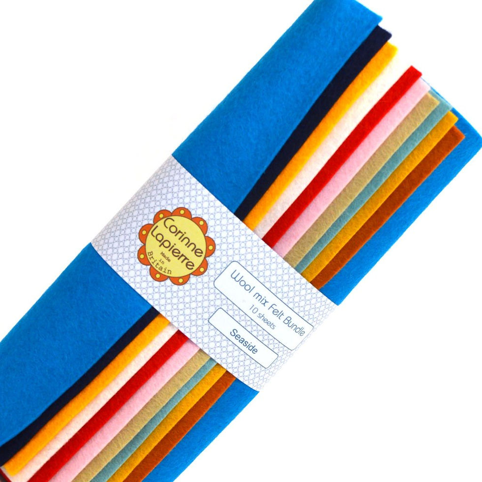 Thumbnail: Felt bundle of 10 squares