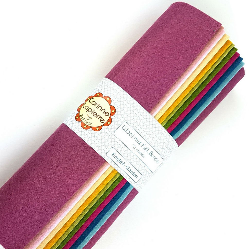 Thumbnail: Felt bundle of 10 squares