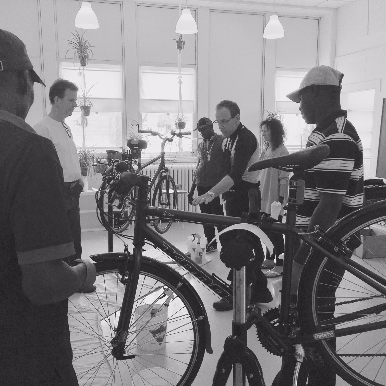 bike clinic b&w