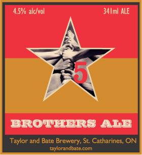5 Brothers beer label 2